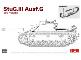 Сборная модель 1/35 САУ Штуг III Ausf.G Раннее производство РФМ RM-5069