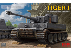 обзорное фото Збірна модель 1/35 Танк Tiger I початок виробництва, початок 1943 RFM RM-5075 Бронетехніка 1/35