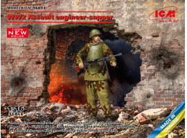 обзорное фото Scale model 1/16 Figure WWII Engineer-Sapper ICM 16013 Figures 1/16