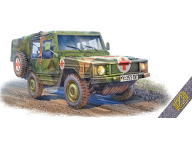 Збірна модель 1/35 Легка вантажівка 4x4 Volkswagen Iltis SAN з медичним комплектом 0,5т ACE 35103