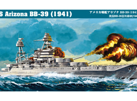 Сборная модель 1/350 Корабль «Аризона» BB-39 (1941) ХоббиБосс 86501