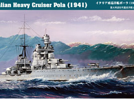 Збірна модель 1/350 Італійський важкий крейсер "Pola" (1941) HobbyBoss 86502