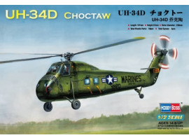 обзорное фото Американский военный вертолет UH-34D "Choctaw" Вертолеты 1/72