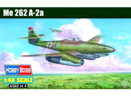 обзорное фото Buildable model of the German fighter Me 262 A-2a Aircraft 1/48