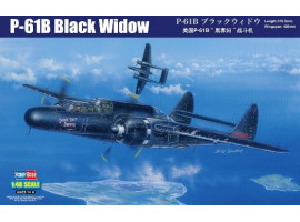 обзорное фото Сборная модель американского истребителя US P-61B Black Widow Самолеты 1/48
