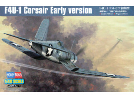 Buildable model of the American fighter F4U-1 Corsair Early version