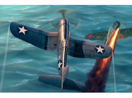 обзорное фото Buildable model of the American fighter F4U-1 Corsair Late version Aircraft 1/48