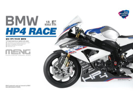 обзорное фото Scale model 1/9 Motorcycle BMW HP4 RACE (pre-painted version) Meng MT-004s Мотоциклы