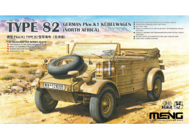 обзорное фото Збірна модель 1/35 Німецький автомобіль Pkw.K1 Kubelwagen Type 82 (Північна Африка) Meng VS-015 Автомобілі 1/35