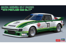 обзорное фото Scale model 1/24 Car Mazda Savannah RX-7 (SA22C) 1979 Portland Car No.77 Hasegawa 20661 Cars 1/24