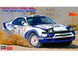 обзорное фото Scale model 1/24 Car Toyota Celica Turbo 4WD "1994 Qatar Rally Winner" Hasegawa 20578 Cars 1/24