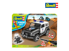 обзорное фото Комплект JUNIOR Поліцейський позашляховик Revell 00807 Автомобили