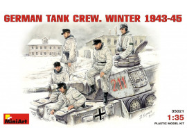 обзорное фото Немецкий танковый экипаж, зима 1943-1945 Фигуры 1/35