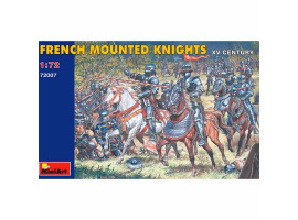 обзорное фото French mounted knights. 15th century Figures 1/72