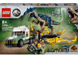 обзорное фото Конструктор LEGO Jurassic World Місії динозаврів: Вантажівка для перевезення алозавра 76966 Jurassic Park