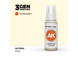 обзорное фото Acrylic paint IVORY – STANDARD / IVORY AK-interactive AK11004 General Color