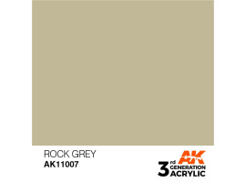 обзорное фото Акрилова фарба ROCK GREY – STANDARD / СКАЛИСТИЙ СІРИЙ AK-interactive AK11004 Standart Color