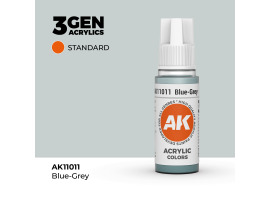 обзорное фото Акрилова фарба BLUE GREY – STANDARD / СІРО-ГОЛУБИЙ AK-interactive AK11011 Standart Color