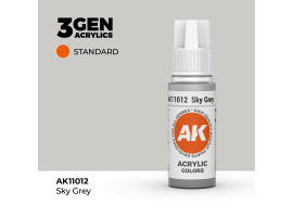 обзорное фото Acrylic paint SKY GRAY – STANDARD / SKY GRAY AK-interactive AK11012 General Color