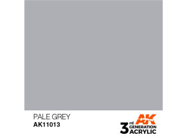 обзорное фото Акрилова фарба PALE GREY – STANDARD / БЛІДНО-СІРИЙ AK-interactive AK11013 Standart Color