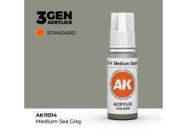 обзорное фото Acrylic paint MEDIUM SEA GRAY – STANDARD / MODERATE SEA GRAY AK-interactive AK11014 General Color