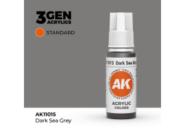обзорное фото Акриловая краска DARK SEA GREY – STANDARD / МОРСКОЙ ТЕМНО-СЕРЫЙ АК-интерактив AK11015 Standart Color