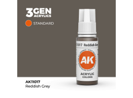 обзорное фото Acrylic paint REDDISH GRAY – STANDARD / RED-GRAY AK-interactive AK11017 General Color