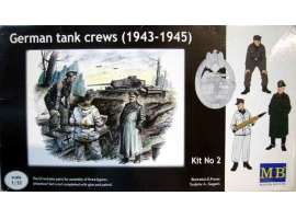обзорное фото German tank crew (1943-1945) Kit No2 Figures 1/35