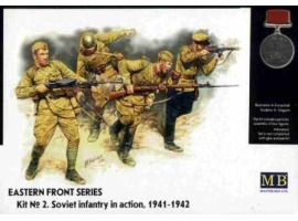 обзорное фото Серія «Східний фронт». Комплект № 2. Радянська піхота в бою, 1941-1942 Фігури 1/35