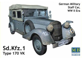обзорное фото Sd. Kfz. 1 Type 170 VK, German military staff car, WW II era Автомобили 1/35