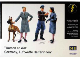 обзорное фото «Женщины на войне: Германия, Люфтваффе Хельфериннен» Фигуры 1/35