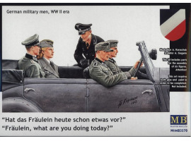 “Fräulein, what are you doing today? German military men, WW II era”