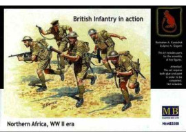 обзорное фото “British Infantry in action, Northern Africa, WW II era” Figures 1/35