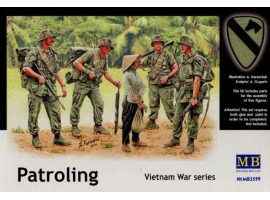 обзорное фото Patroling. Vietnam War series Figures 1/35