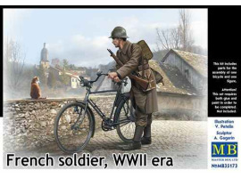 обзорное фото French soldier, WWII era Figures 1/35