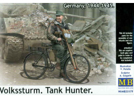 обзорное фото «Фольксштурм. Мисливець за танками. Німеччина, 1944-1945» Фігури 1/35