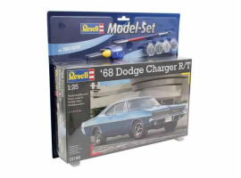 обзорное фото Подарунковій набір 1968 Dodge Charger Автомобілі 1/25