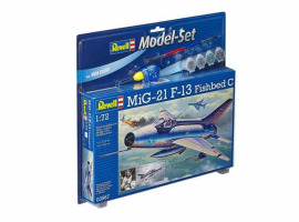 обзорное фото Подарочный набор Model Set MiG-21 F-13 Fishbed C Самолеты 1/72