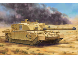 обзорное фото Scale model 1/48 British tank Challenger II (Operation Telic - Iraq, 2003) HobbyBoss 84853 Armored vehicles 1/48