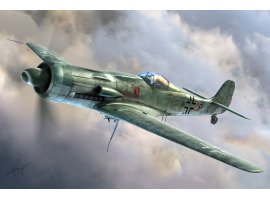 обзорное фото Scale model 1/48 German interceptor Focke-Wulf Ta 152 C-1/R14 HobbyBoss 81703 Aircraft 1/48