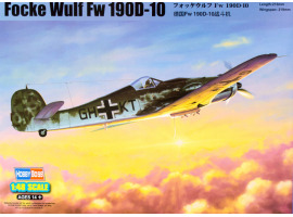 обзорное фото Сборная модель немецкого истребителя Focke-Wulf FW190D-10 Самолеты 1/48