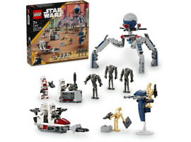 Constructor LEGO Star Wars Clone troopers and Battle Droid. Battle set 75372
