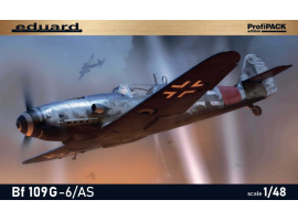 Сборная модель 1/48 Немецкий истребитель Bf 109G-6/AS Эдуард 82163