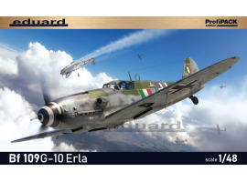 обзорное фото Збірна модель 1/48 Німецький винищувач Bf 109G-10 Erla Eduard 82164 Літаки 1/48