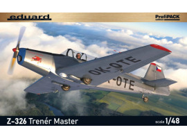 Scale model 1/48 Airplane Zlin Z-326/C-305 Trener Master Eduard 82183