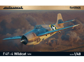 обзорное фото Сборная модель 1/48 Самолет F4F-4 Wildcat поздний Эдуард 82203 Самолеты 1/48