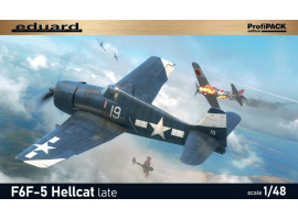 обзорное фото Scale model 1/48 Airplane F6F-5 Hellcat late Eduard 82214 Aircraft 1/48