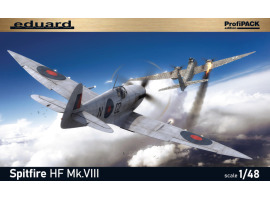 Scale model 1/48 British fighter Spitfire HF Mk.VIII Eduard 8287