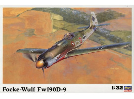 Scale model 1/32 Focke-Wulf Fw190D-9 Hasegawa 08069