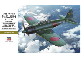 Airplane Model Kit MITSUBISHI A6M5c ZERO FIGHTER (ZEKE) TYPE 52 HeiST34 1/32
